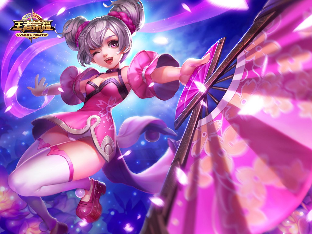 国内小姐姐cos《王者荣耀》小乔 让我鸡儿放个假!